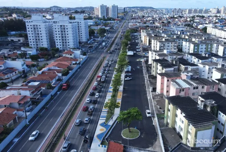Calçadão da Avenida Augusto Franco em Aracaju recebe nova urbanização
